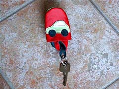 Autoschl�sselanh�nger rot